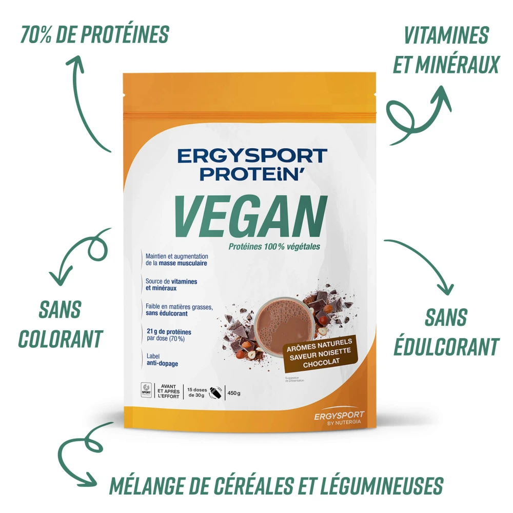 Produit ERGYSPORT PROTEiN' VEGAN