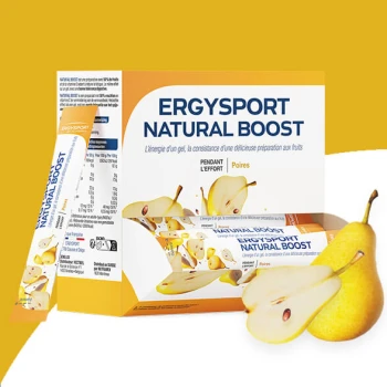 Étui 30 sticks ERGYSPORT NATURAL BOOST Poire