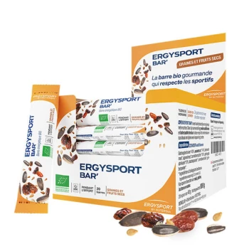 Étui 20 barres ERGYSPORT BAR' Graines et fruits secs