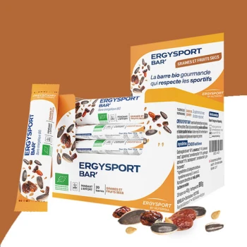 Étui 20 barres ERGYSPORT BAR' Graines et fruits secs